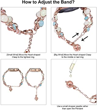 Luminous Beaded Bracelet Band For Apple Watch Multiple Colors Available