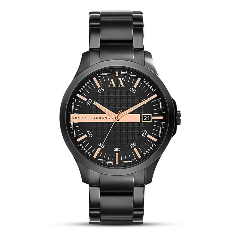 Armani Exchange Hampton AX2150 Men's Chronograph – Black Dial with Black Stainless Steel Bracelet