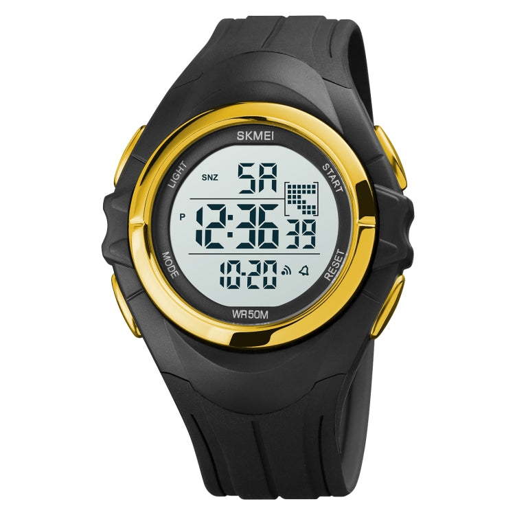 skmei-1790-triplicate-round-led-dual-time-digital-display-luminous-electronic-watch-for-mengold-white