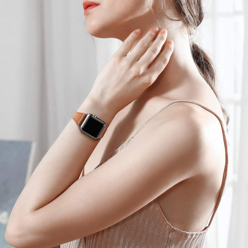 Adamo Slim Leather Band