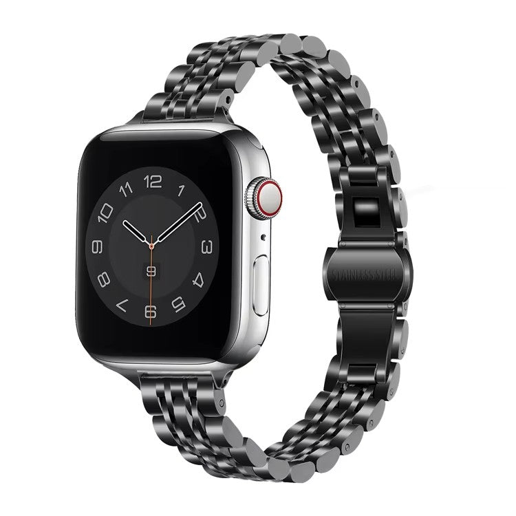 Slim Prestige Stainless Steel Link Band For Apple Watch Multiple Colors Available