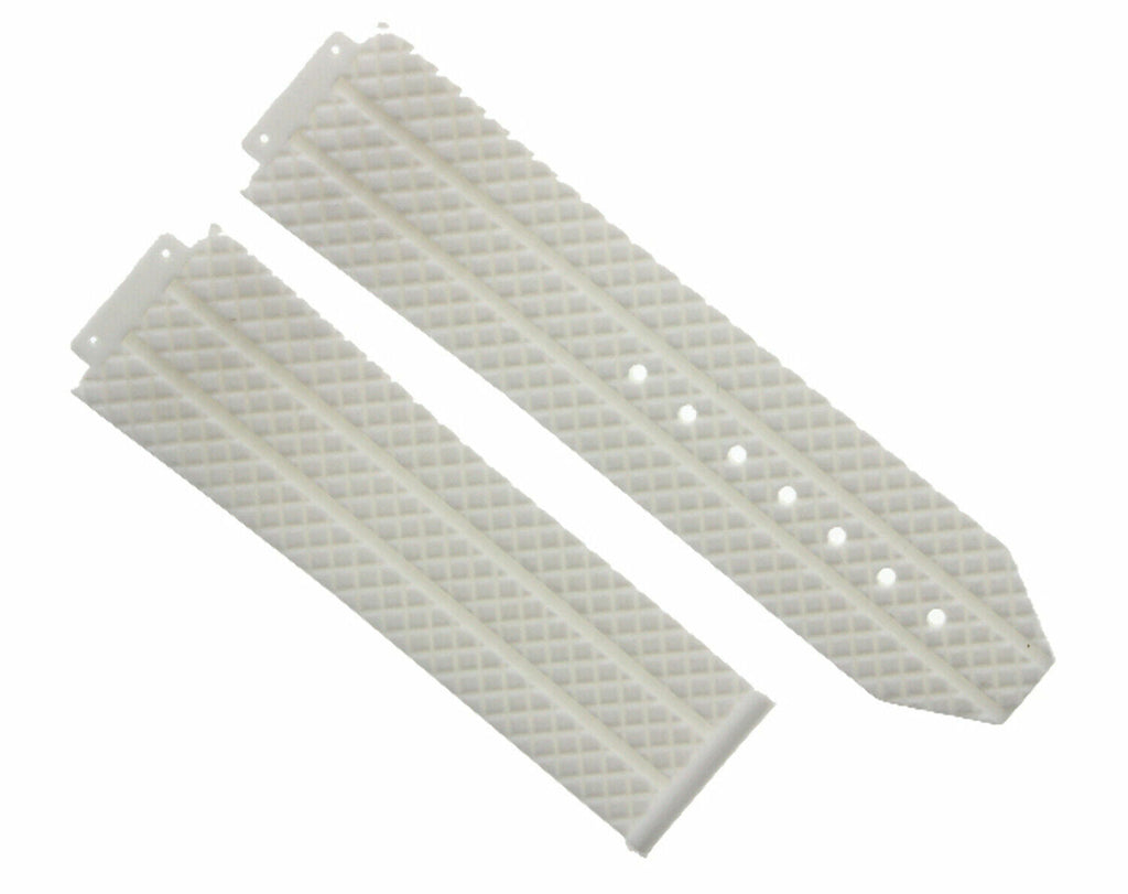 24-25MM RUBBER WATCH STRAP BAND FOR HUBLOT FUSION BIG BANG 44-44.5-45MM CERAMIC