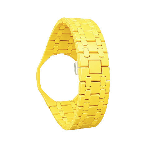 Ceramic Watch Strap Band with Ceramic Case Mod Kit For Swatch X AP Royal Pop