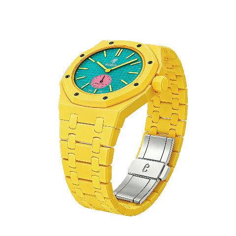 Ceramic Watch Strap Band with Ceramic Case Mod Kit For Swatch X AP Royal Pop